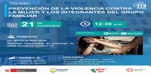 PREVENCIÓN DE LA VIOLENCIA CONTRA LA MUJER Y LOS INTEGRANTES DEL GRUPO FAMILIAR